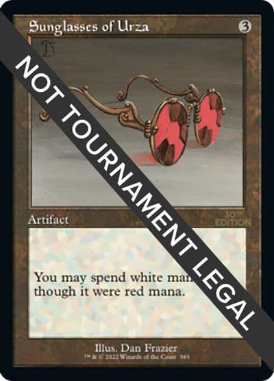 Sunglasses of Urza Retro Frame 30th Anniversary Edition Magic card