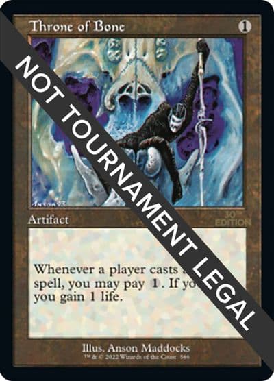Throne of Bone Retro Frame 30th Anniversary Edition Magic card