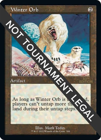 Winter Orb Retro Frame 30th Anniversary Edition Magic card