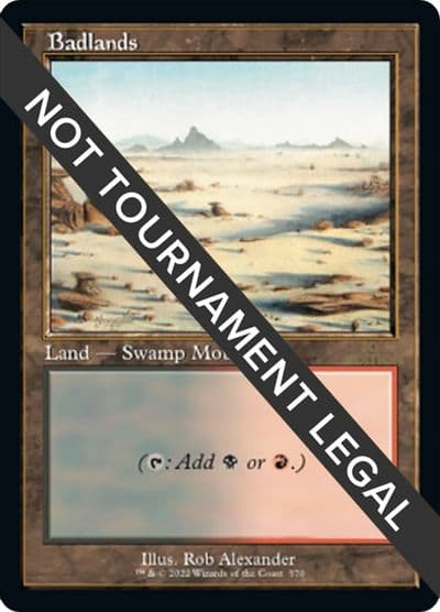 Badlands Retro Frame 30th Anniversary Edition Magic card