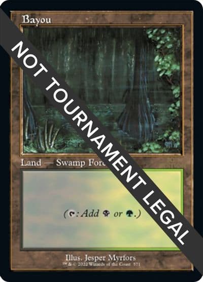 Bayou Retro Frame 30th Anniversary Edition Magic card