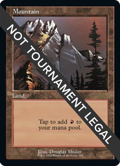 Mountain 589 Retro Frame 30th Anniversary Edition Magic card