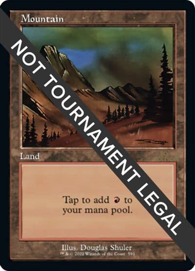 Mountain 591 Retro Frame 30th Anniversary Edition Magic card