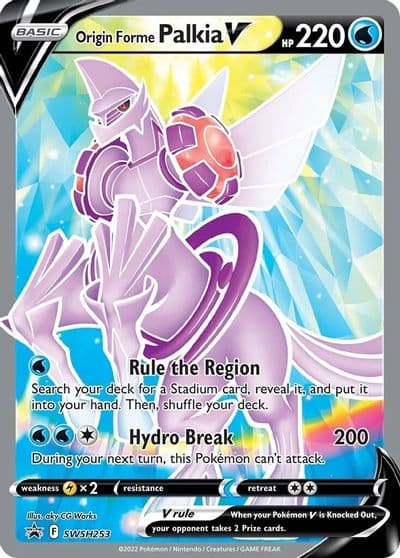 Origin Forme Palkia V SWSH: Sword & Shield Promo Cards Pokemon card
