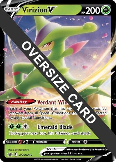 Virizion V - SWSH295 Jumbo Cards Pokemon card