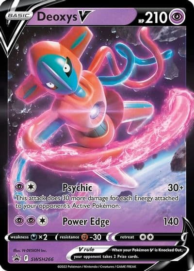 Deoxys V - SWSH266 SWSH: Sword & Shield Promo Cards Pokemon card