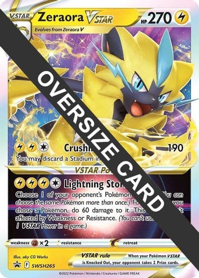 Zeraora VSTAR - SWSH265 Jumbo Cards Pokemon card