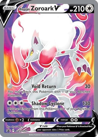 Hisuian Zoroark V - SWSH297 SWSH: Sword & Shield Promo Cards Pokemon card