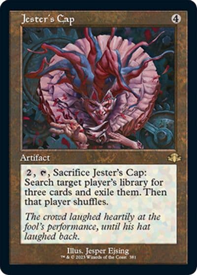 Jesters Cap Retro Frame Dominaria Remastered Magic card