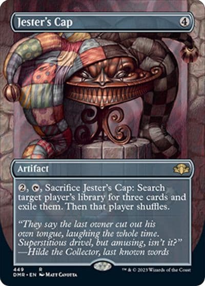 Jesters Cap Borderless Dominaria Remastered Magic card