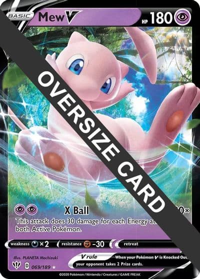 Mew V Jumbo Cards Pokemon card