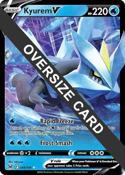 Kyurem V Jumbo Cards Pokemon card