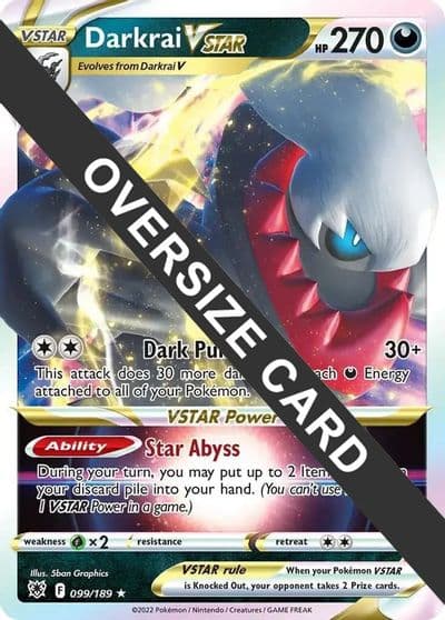 Darkrai VSTAR Jumbo Cards Pokemon card