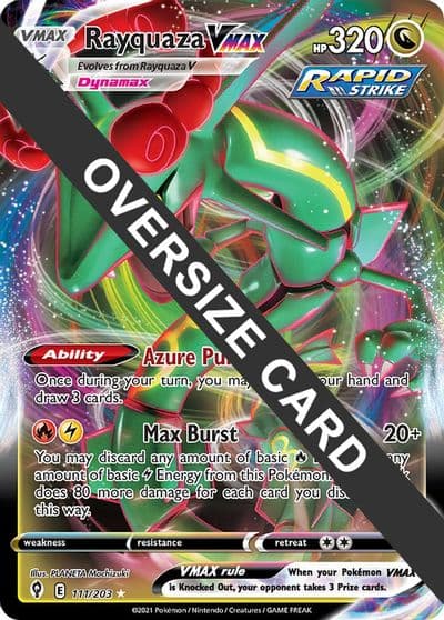 Rayquaza VMAX Jumbo Cards Pokemon card