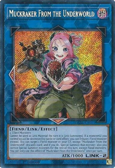 Muckraker From the Underworld Darkwing Blast Yu-Gi-Oh! card