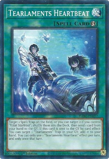 Tearlaments Heartbeat Darkwing Blast Yu-Gi-Oh! card