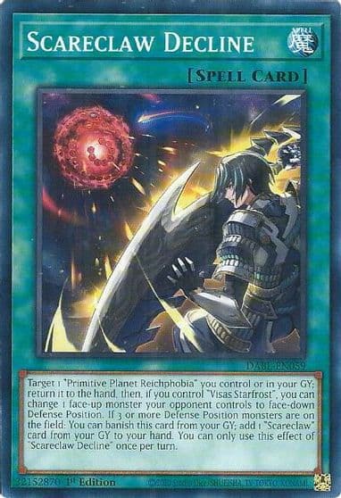 Scareclaw Decline Darkwing Blast Yu-Gi-Oh! card