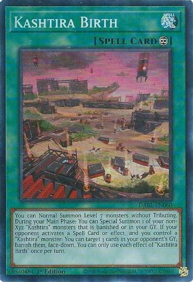 Kashtira Birth Darkwing Blast Yu-Gi-Oh! card