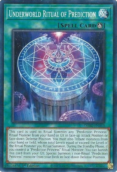 Underworld Ritual of Prediction Darkwing Blast Yu-Gi-Oh! card