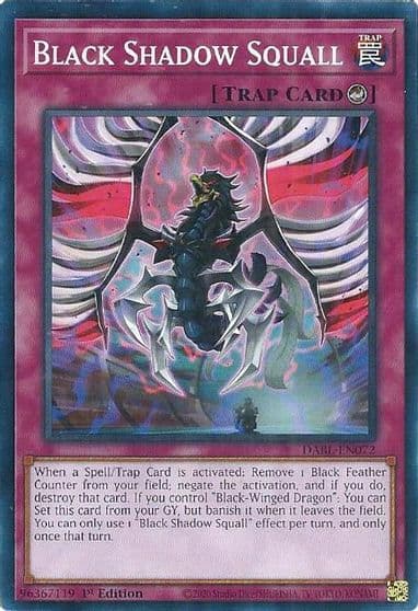 Black Shadow Squall Darkwing Blast Yu-Gi-Oh! card