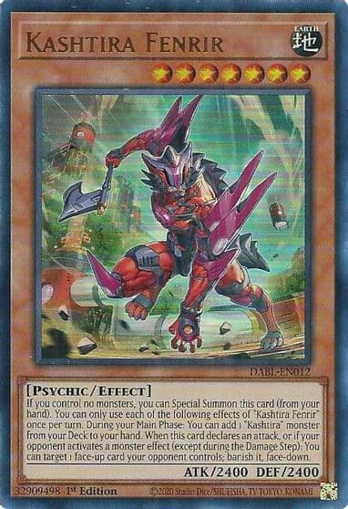 Kashtira Fenrir Darkwing Blast Yu-Gi-Oh! card