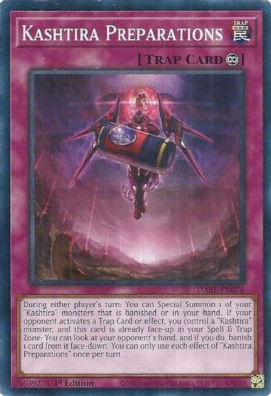 Kashtira Preparations Darkwing Blast Yu-Gi-Oh! card