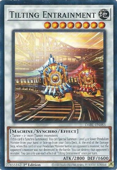 Tilting Entrainment Darkwing Blast Yu-Gi-Oh! card