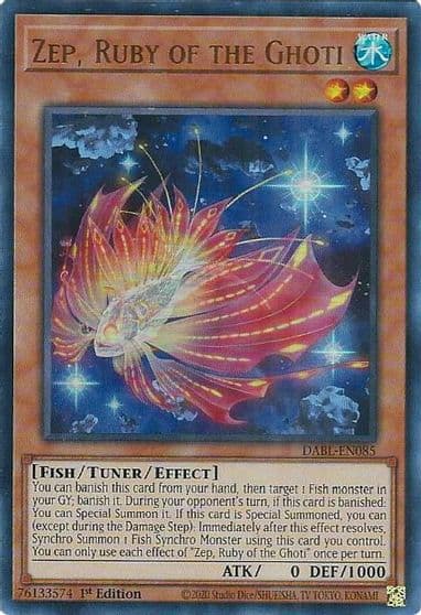 Zep Ruby of the Ghoti Darkwing Blast Yu-Gi-Oh! card