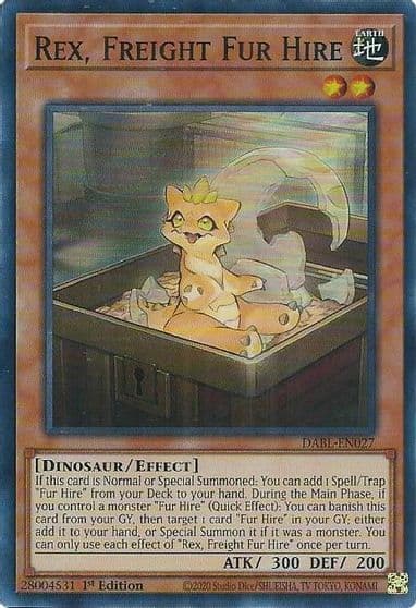 Rex Freight Fur Hire Darkwing Blast Yu-Gi-Oh! card