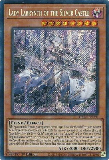 Lady Labrynth of the Silver Castle Darkwing Blast Yu-Gi-Oh! card