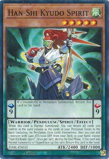 Han Shi Kyudo Spirit Darkwing Blast Yu-Gi-Oh! card