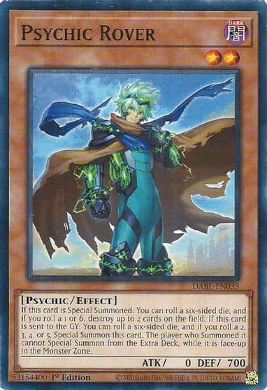 Psychic Rover Darkwing Blast Yu-Gi-Oh! card