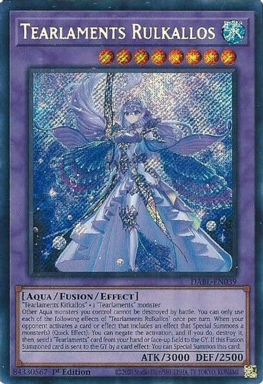 Tearlaments Rulkallos Darkwing Blast Yu-Gi-Oh! card