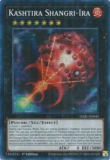 Kashtira Shangri Ira Darkwing Blast Yu-Gi-Oh! card