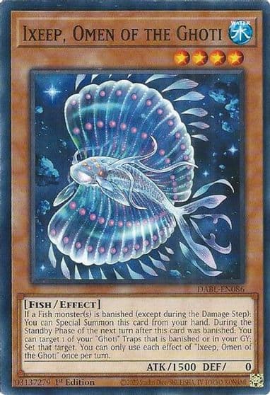 Ixeep Omen of the Ghoti Darkwing Blast Yu-Gi-Oh! card
