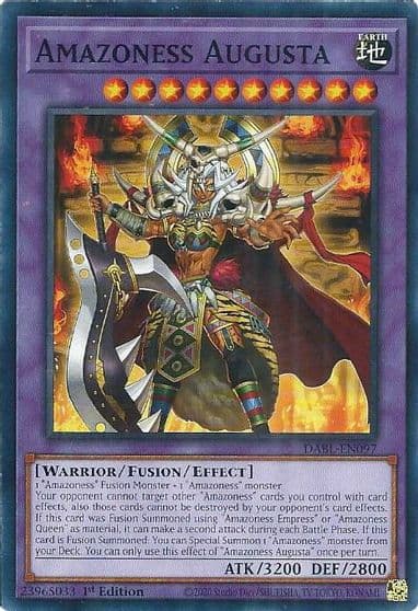 Amazoness Augusta Darkwing Blast Yu-Gi-Oh! card