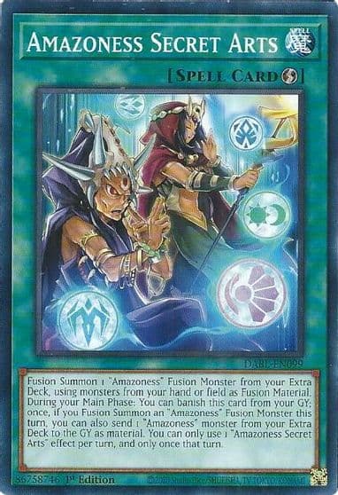 Amazoness Secret Arts Darkwing Blast Yu-Gi-Oh! card