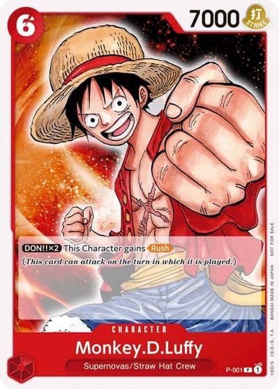 MonkeyDLuffy Promotion Pack 2022 One Piece Promotion Cards One Piece card