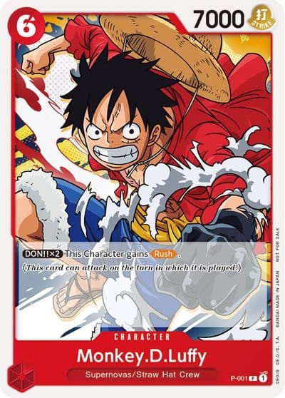 MonkeyDLuffy Super Pre Release Participant One Piece Promotion Cards One Piece card