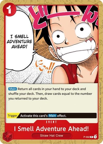 I Smell Adventure Ahead Promotion Pack 2022 One Piece Promotion Cards One Piece card