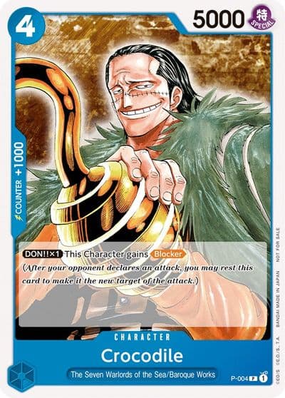 Crocodile Promotion Pack 2022 One Piece Promotion Cards One Piece card