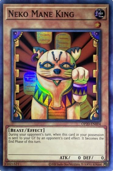 Neko Mane King OTS Tournament Pack 20 Yu-Gi-Oh! card