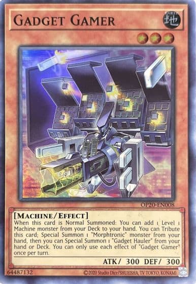 Gadget Gamer OTS Tournament Pack 20 Yu-Gi-Oh! card