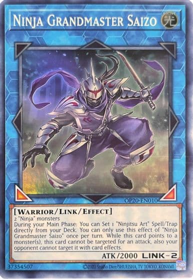 Ninja Grandmaster Saizo OTS Tournament Pack 20 Yu-Gi-Oh! card