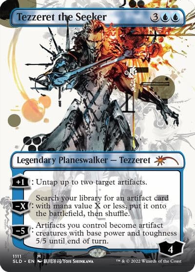 Tezzeret the Seeker 1111 Secret Lair Drop Series Magic card