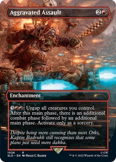 Aggravated Assault 1026 Secret Lair Drop Series Magic card