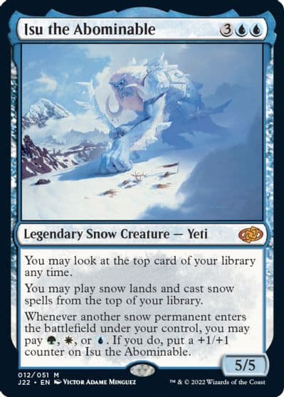 Isu the Abominable Jumpstart 2022 Magic card