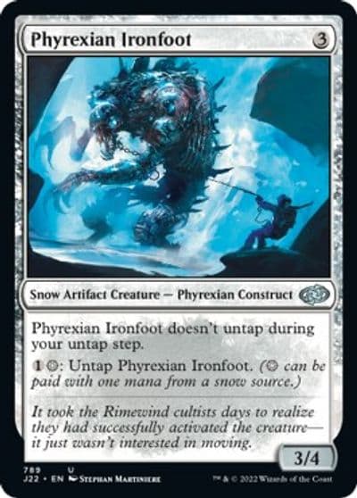 Phyrexian Ironfoot Jumpstart 2022 Magic card