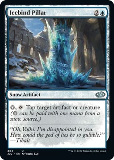 Icebind Pillar Jumpstart 2022 Magic card