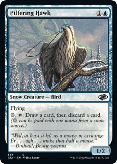 Pilfering Hawk Jumpstart 2022 Magic card